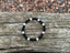 Bracelet "Triple Protection" Pierre de Lune, Onyx et pierre de Lave 6 mm