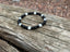 Bracelet "Triple Protection" Pierre de Lune, Onyx et pierre de Lave 6 mm