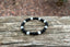 Bracelet "Triple Protection" Pierre de Lune, Onyx et pierre de Lave 6 mm