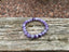 Bracelet en Améthyste chevron naturelle - Anti-stress et apaisant