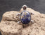 Bague tortue en Sodalite - Taille réglable