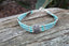 Bracelet ethnique en argent Tibétain et turquoise du Népal