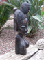 Statuette africaine femme Peulh en ébène - Art Africain Côte Ivoire