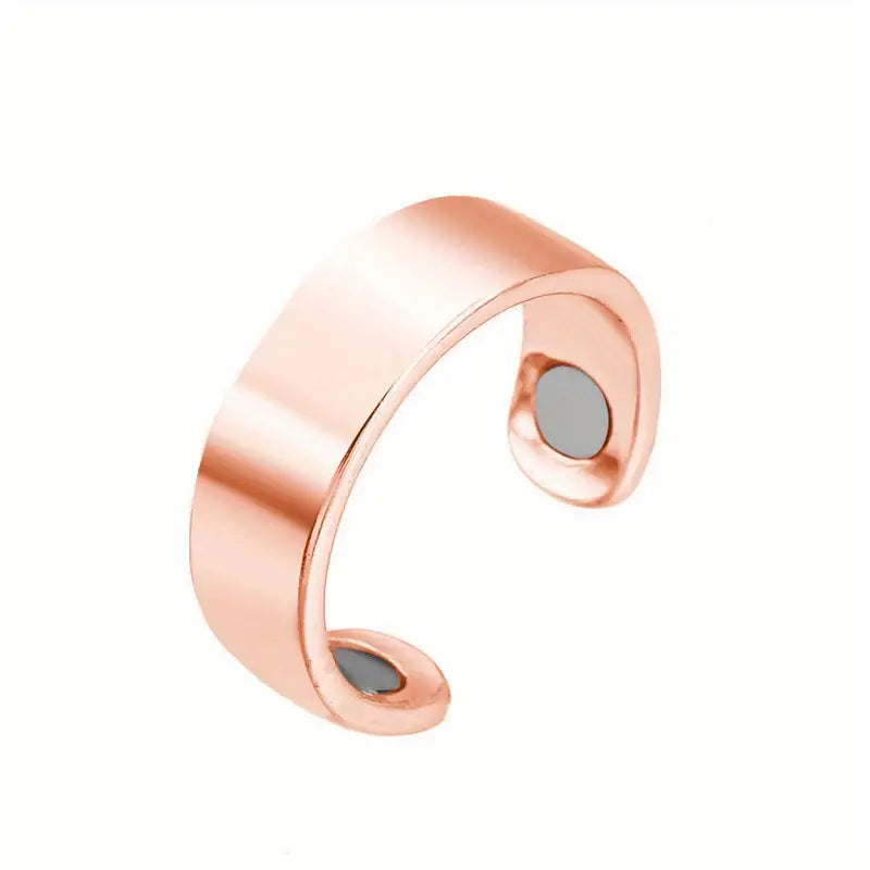 Bague en cuivre avec aimants Anti-Douleurs Arthrose Rhumatisme (modèle Luxe)