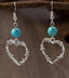 Boucles d'oreilles coeur 