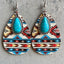 Boucles d'oreilles Zuni Amérindiennes Navajo