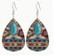 Boucles d'oreilles Zuni Amérindiennes Navajo