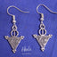 Boucles d'oreilles fibule berbère en argent - artisanat Amazigh