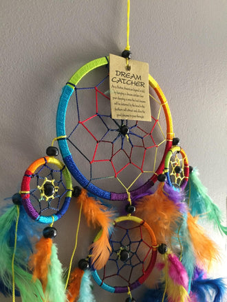 Capteur de rêves attrape rêve dreamcatcher Amérindien - Escale