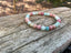 Bracelet élastique de Lithothérapie en Amazonite et Rhodochrosite