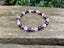 Bracelet Triple protection Grenat, Rhodonite et Quartz Rose 6 mm- Energie et vitalité