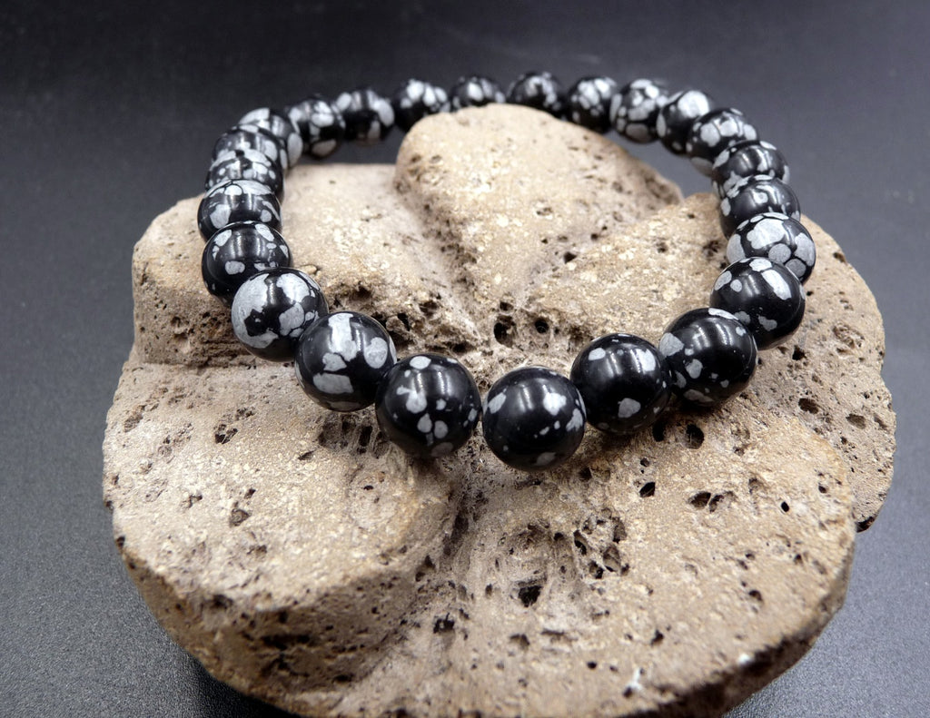 Bracelet Obsidienne Noire - Puissante Protection et Ancrage