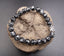 Bracelet Bouddha Thaï argent ou or en Obsidienne Neige