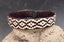 Bracelet ethnique tribal en rotin tissé du Pérou