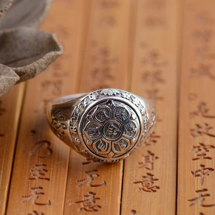 Bague Bouddhiste Tibétaine des six mantras