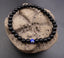 Bracelet Porte Bonheur en Onyx naturel 6mm - Oeil turc - Nazar boncuk