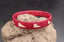 Bracelet ethnique en raphia rouge 