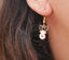 Boucles d'oreilles Rennes de Noël