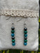 Boucles d'oreilles pendantes "Triple Protection" Malachite, Apatite et Hématite